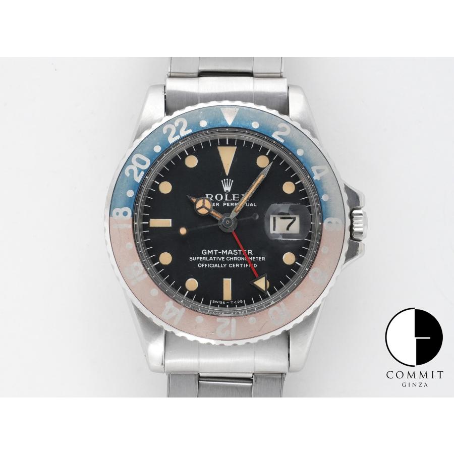 ロレックス GMTマスター Ref.1675 ステンレススチール ブラック文字盤 オイスターブレスレット | GMTマスター