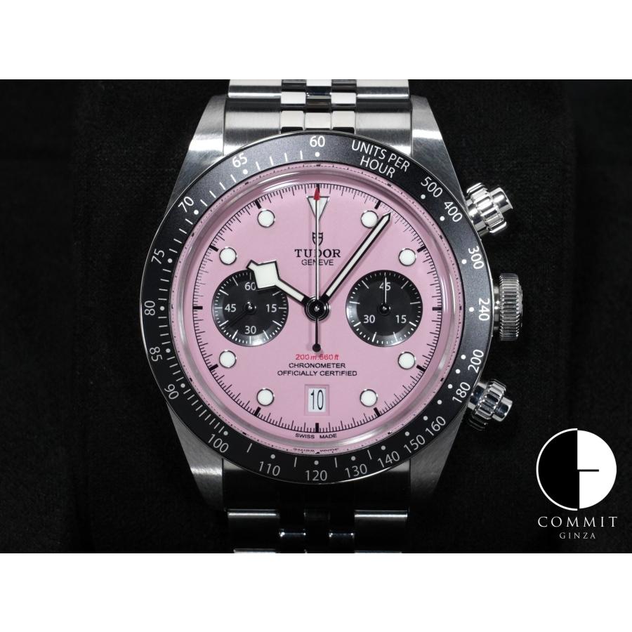 チューダー(チュードル) ブラックベイ クロノ Ref.79360N ステンレススチール ピンク文字盤 | TUDOR