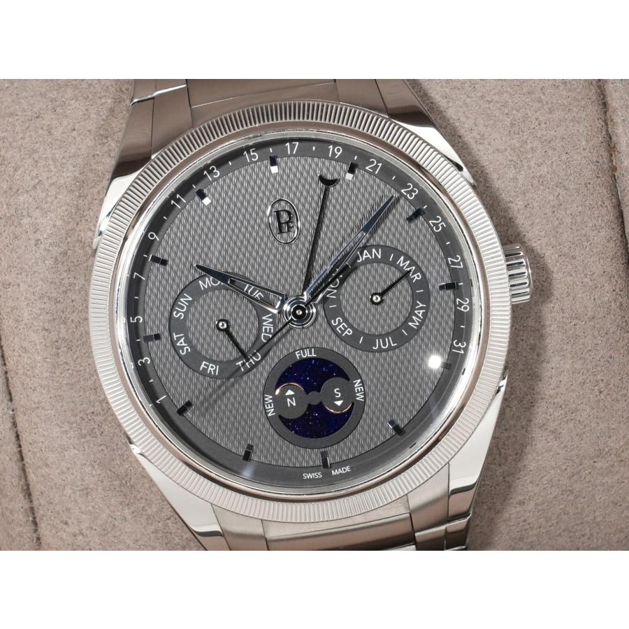 パルミジャーニフルリエ トンダPF アニュアルカレンダー Ref.PFC907-1020001-100182 ステンレススチール/プラチナ950 グレー文字盤 | パルミジャーニ・フルリエ | 02