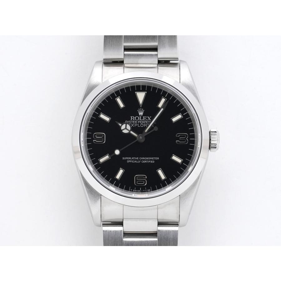 ロレックス エクスプローラーI Ref.14270 ステンレススチール ブラック文字盤 オイスターブレスレット | エクスプローラー（ROLEX） | 01