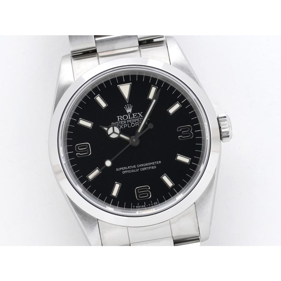 ロレックス エクスプローラーI Ref.14270 ステンレススチール ブラック文字盤 オイスターブレスレット | エクスプローラー（ROLEX） | 02