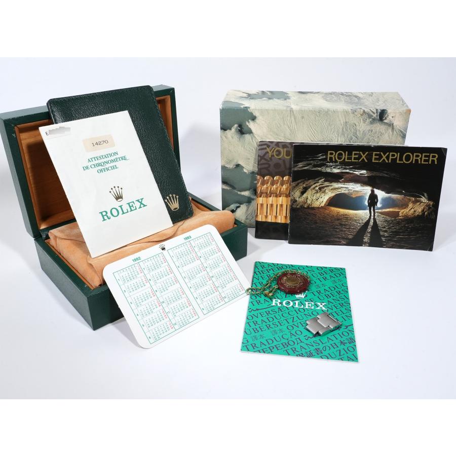 ロレックス エクスプローラーI Ref.14270 ステンレススチール ブラック文字盤 オイスターブレスレット | エクスプローラー（ROLEX） | 09