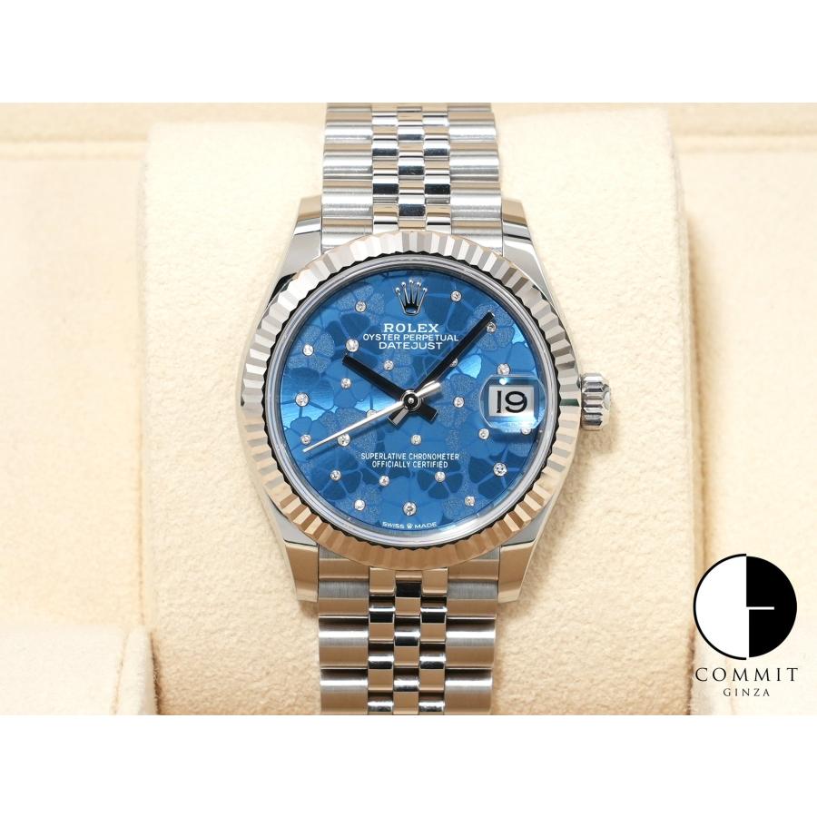 ロレックス デイトジャスト31 Ref.278274 ステンレススチール/ホワイトゴールド フローラルモチーフ文字盤 ジュビリーブレスレット | デイトジャスト