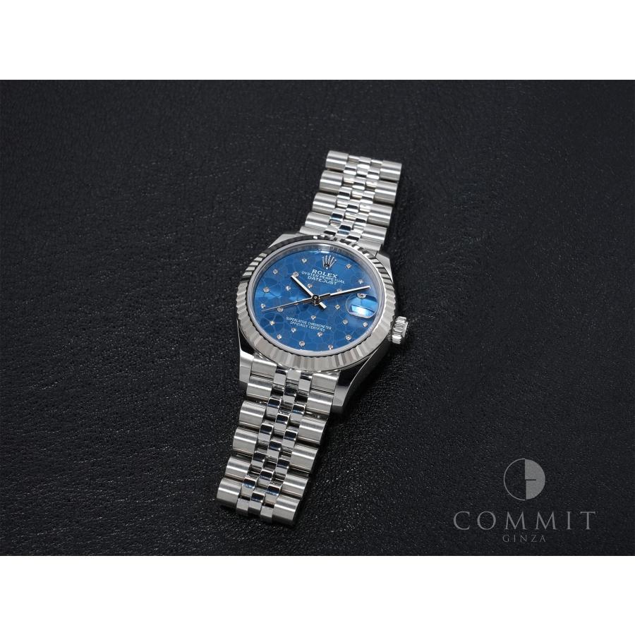 ロレックス デイトジャスト31 Ref.278274 ステンレススチール/ホワイトゴールド フローラルモチーフ文字盤 ジュビリーブレスレット | デイトジャスト | 10