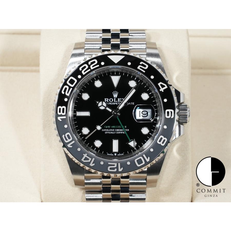 ロレックス GMTマスターII Ref.126710GRNR SS ブラック文字盤 ジュビリーブレスレット | GMTマスター