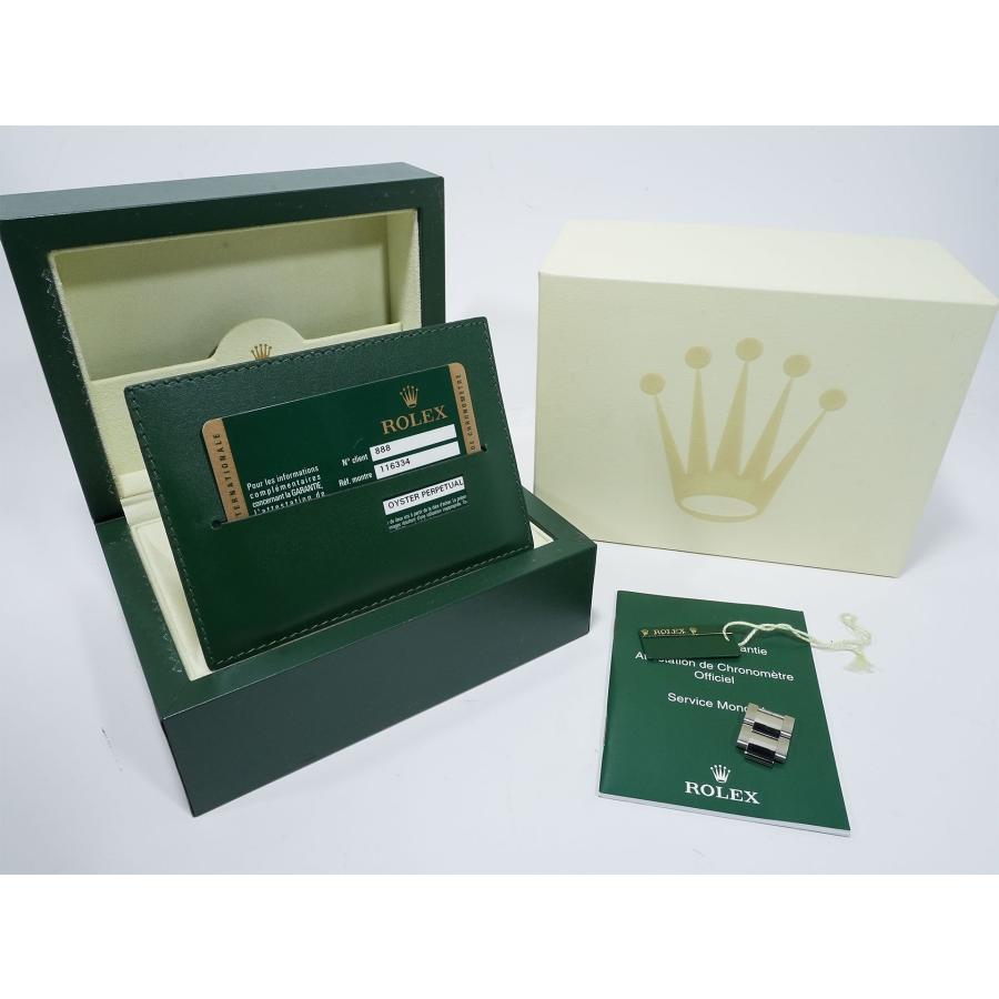 ロレックス デイトジャストII Ref.116334 ステンレススチール/ホワイトゴールド シルバーブルーアラビア文字盤 オイスターブレスレット | デイトジャスト | 09