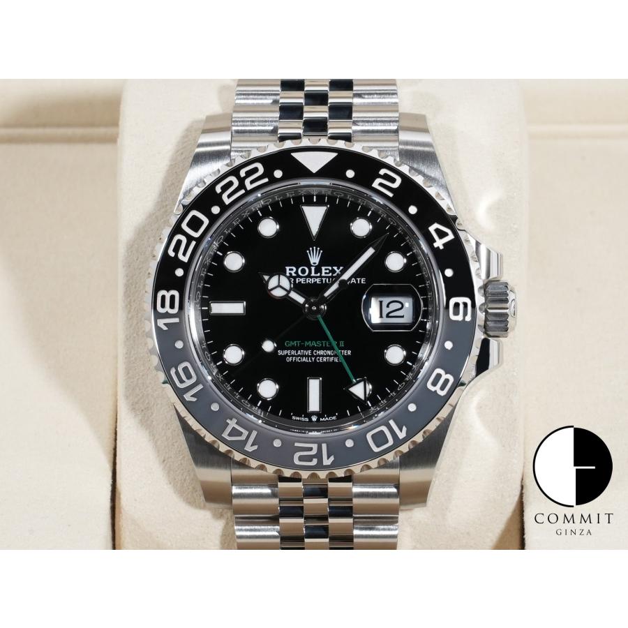 ロレックス GMTマスターII Ref.126710GRNR SS ブラック文字盤 ジュビリーブレスレット | GMTマスター