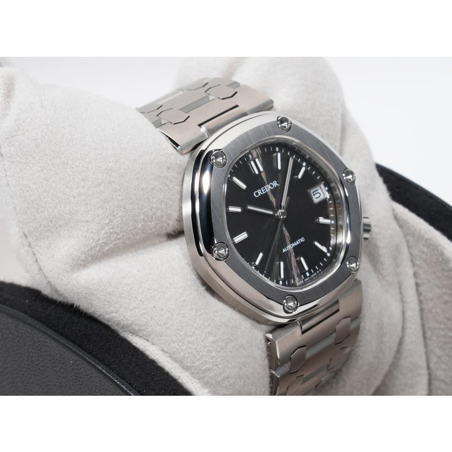 セイコー クレドール ロコモティブ Ref.GCCR999 TI ブラック文字盤 |  | 04