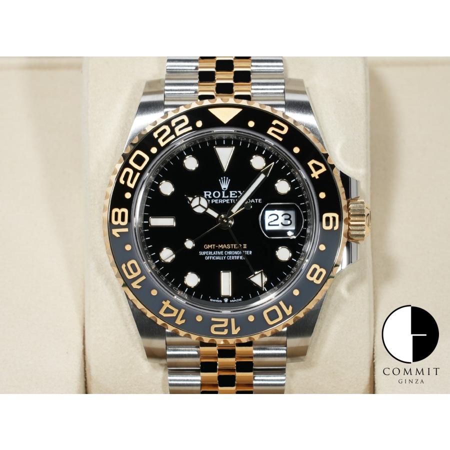 ロレックス GMTマスターII Ref.126713GRNR ステンレススチール/イエローゴールド ブラック文字盤 ジュビリーブレスレット | GMTマスター