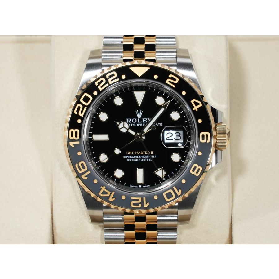 ロレックス GMTマスターII Ref.126713GRNR ステンレススチール/イエローゴールド ブラック文字盤 ジュビリーブレスレット | GMTマスター | 01