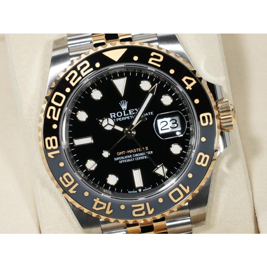 ロレックス GMTマスターII Ref.126713GRNR ステンレススチール/イエローゴールド ブラック文字盤 ジュビリーブレスレット | GMTマスター | 02