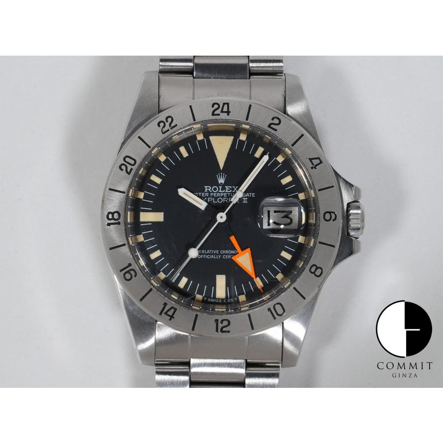 ロレックス エクスプローラーII Ref.1655 SS ブラック文字盤 | エクスプローラーII