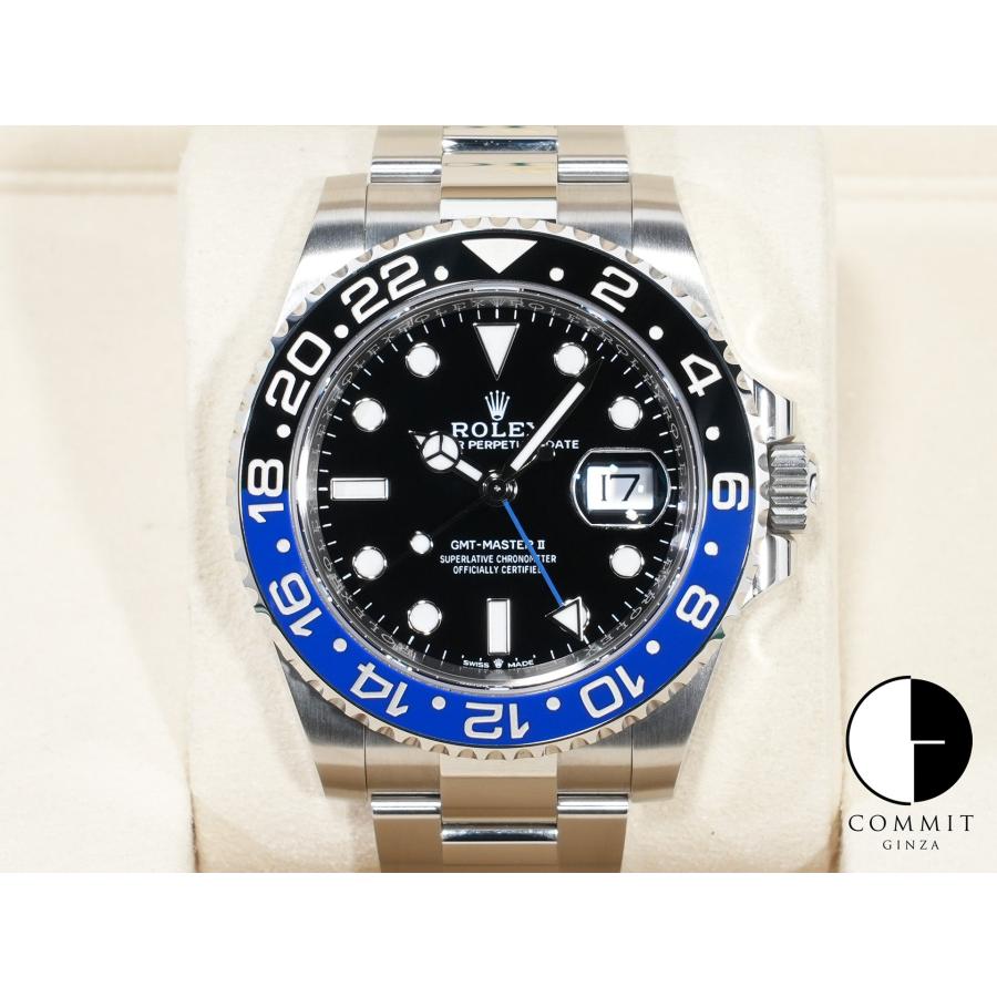 ロレックス GMTマスターII Ref.126710BLNR ステンレススチール ブラック文字盤 オイスターブレスレット | GMTマスター