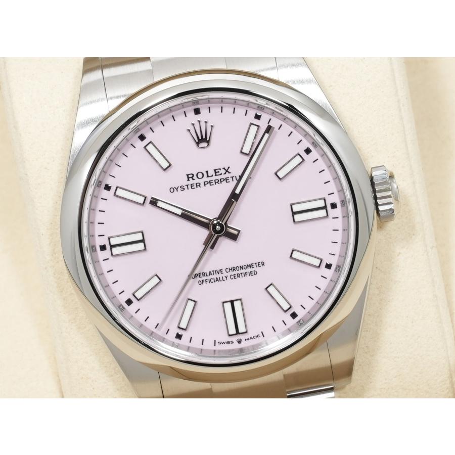ロレックス オイスターパーペチュアル41 Ref.134300 ステンレススチール キャンディピンク文字盤 | オイスター パーペチュアル | 02
