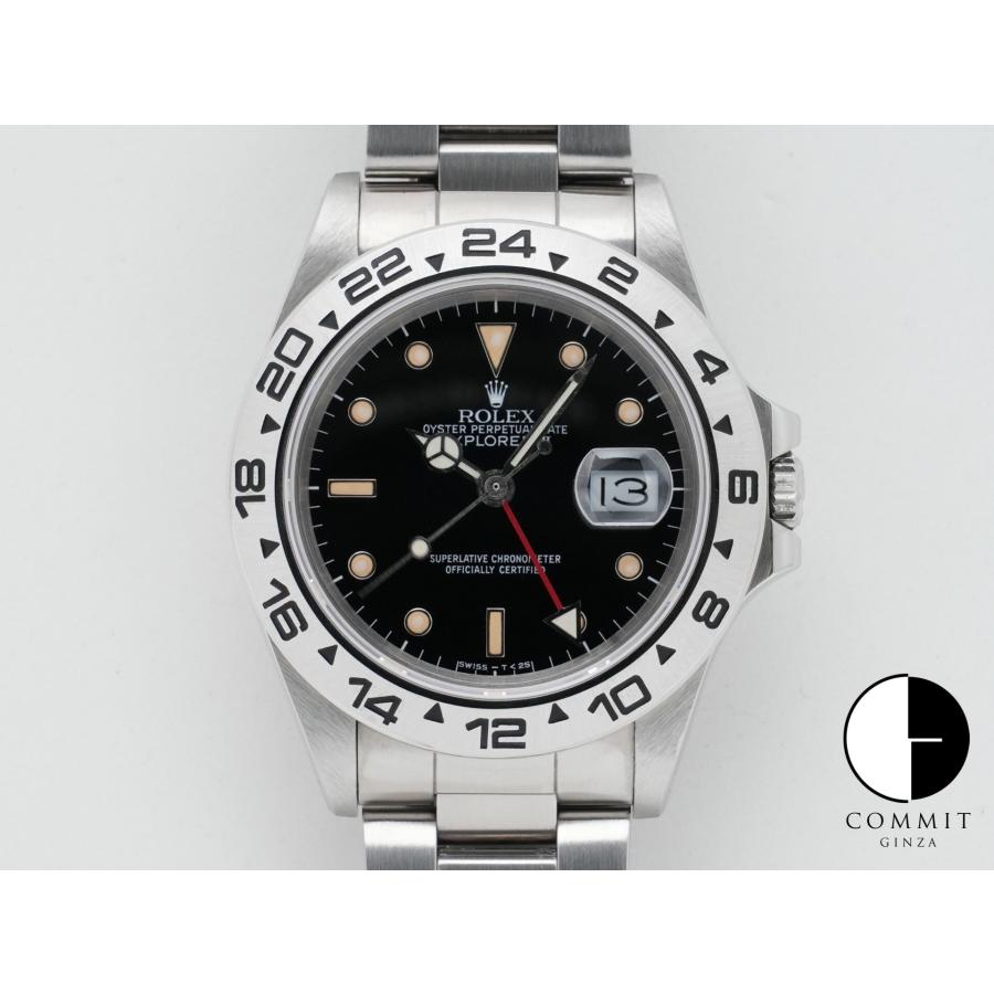 ロレックス エクスプローラーII Ref.16550 ステンレススチール ブラック文字盤 オイスターブレスレット | エクスプローラーII