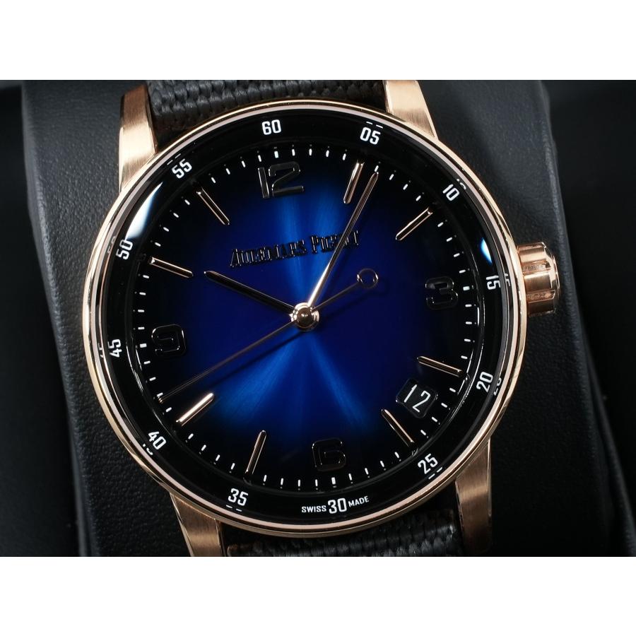 オーデマピゲ CODE 11.59 バイ オーデマ ピゲ Ref.15210OR.OO.A028CR.01 ピンクゴールド スモークブルーラッカー文字盤 | AUDEMARS PIGUET | 02