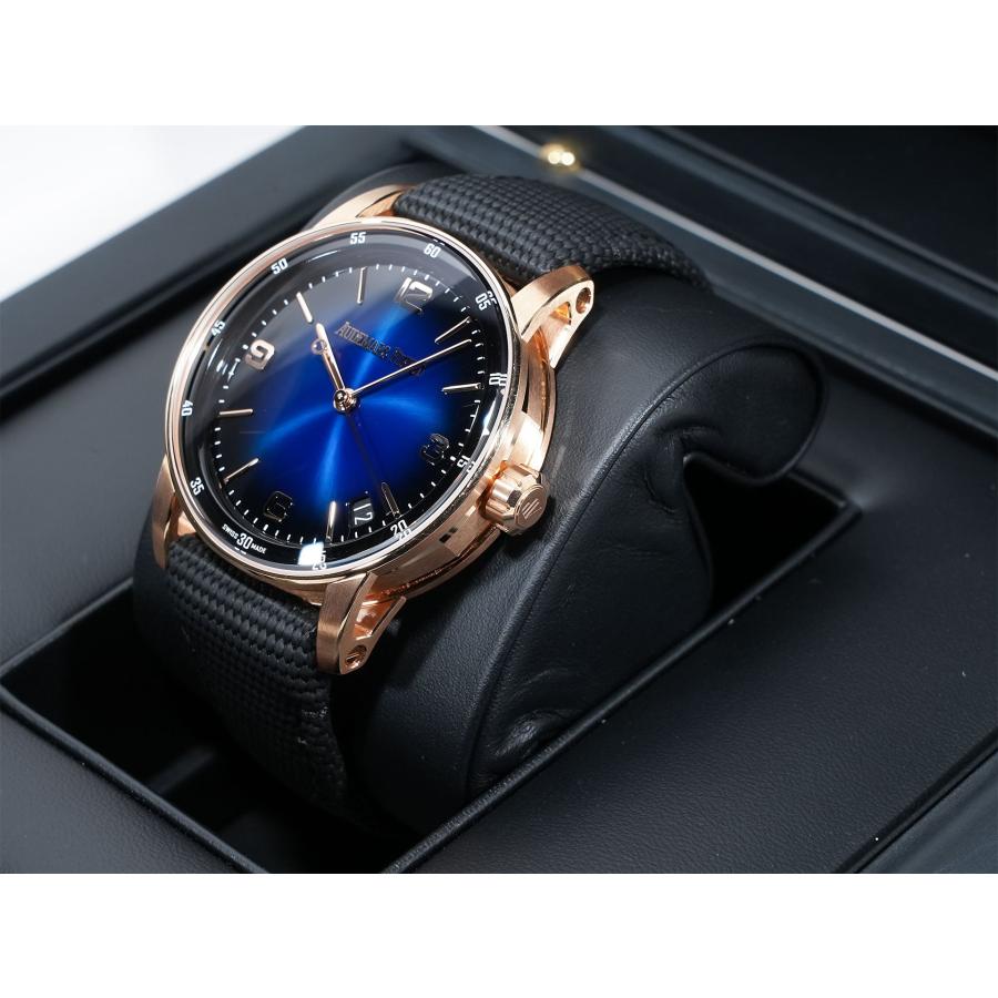 オーデマピゲ CODE 11.59 バイ オーデマ ピゲ Ref.15210OR.OO.A028CR.01 ピンクゴールド スモークブルーラッカー文字盤 | AUDEMARS PIGUET | 03