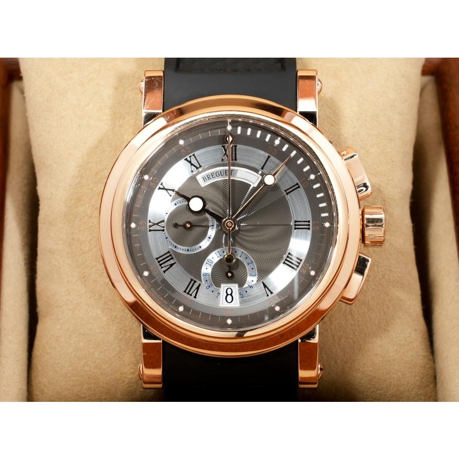 ブレゲ マリーン II クロノグラフ Ref.5827BR/Z2/5ZU ローズゴールド グレー文字盤 | ブレゲ | 01