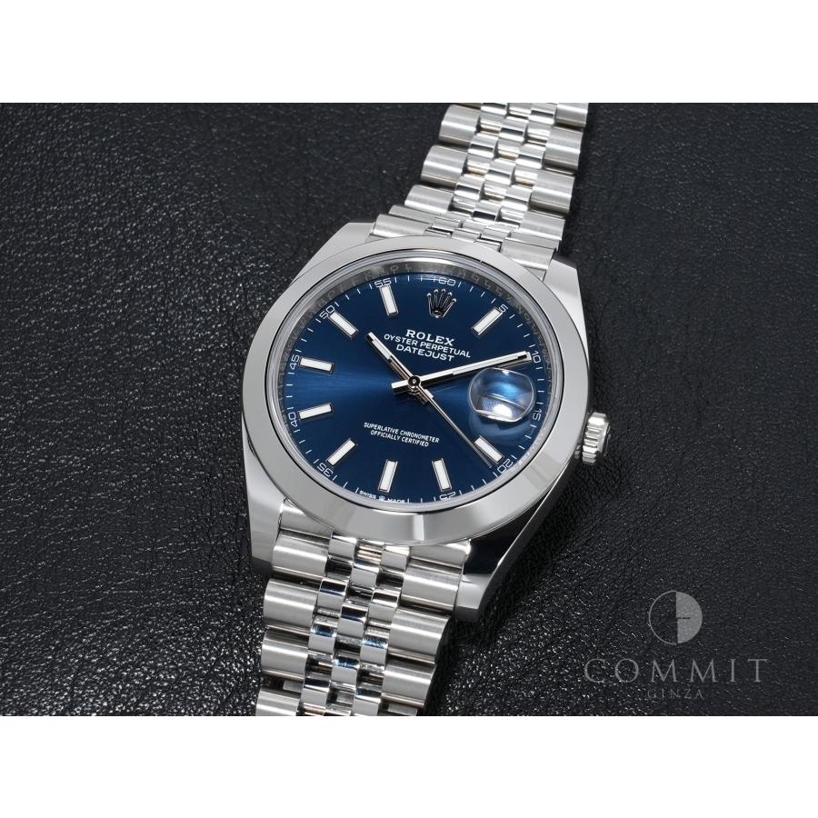 ロレックス デイトジャスト41 Ref.126300 ステンレススチール ブライトブルー文字盤 ジュビリーブレスレット | デイトジャスト | 10
