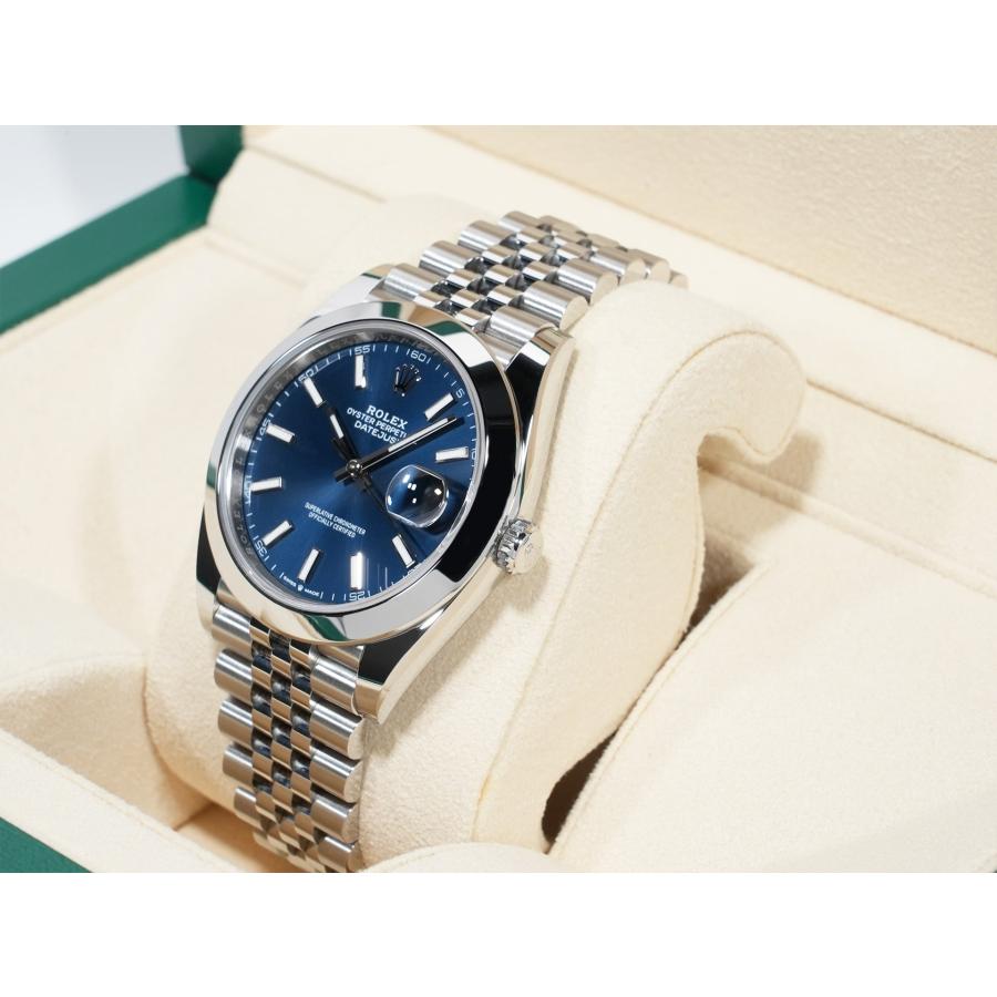 ロレックス デイトジャスト41 Ref.126300 ステンレススチール ブライトブルー文字盤 ジュビリーブレスレット | デイトジャスト | 03