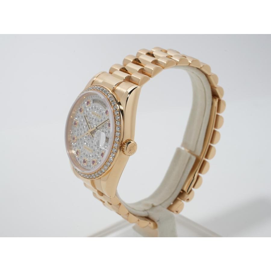 ロレックス デイデイト Ref.118348 イエローゴールド パヴェダイヤモンド10Pルビー文字盤 | デイデイト | 03