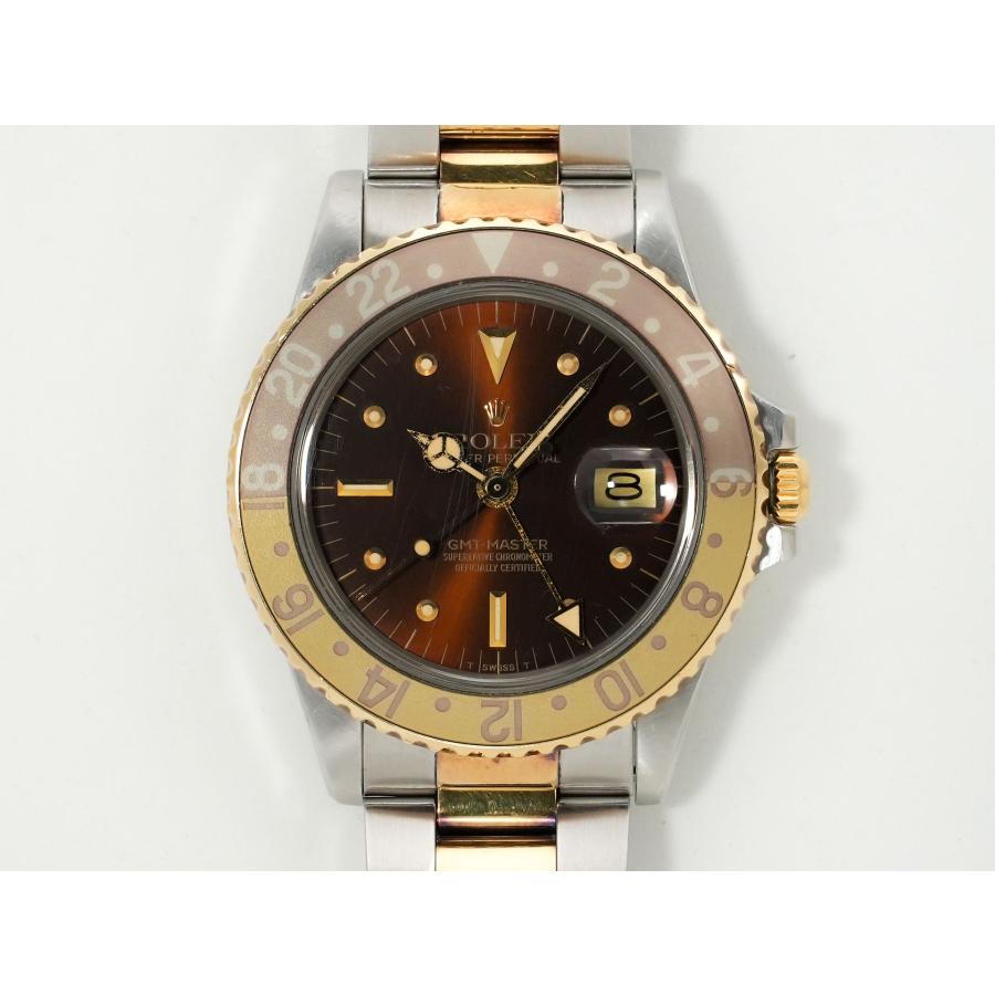ロレックス GMTマスター Ref.1675/3 ステンレススチール/イエローゴールド ブラック文字盤 オイスターブレスレット | GMTマスター | 01