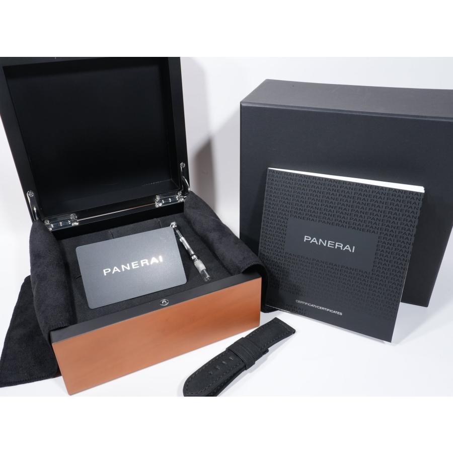 パネライ ルミノール 1950 8DAYSクロノ モノプルサンテGMT Ref.PAM00317 BLACK CERAMIC ブラック文字盤 | OFFICINE PANERAI | 08