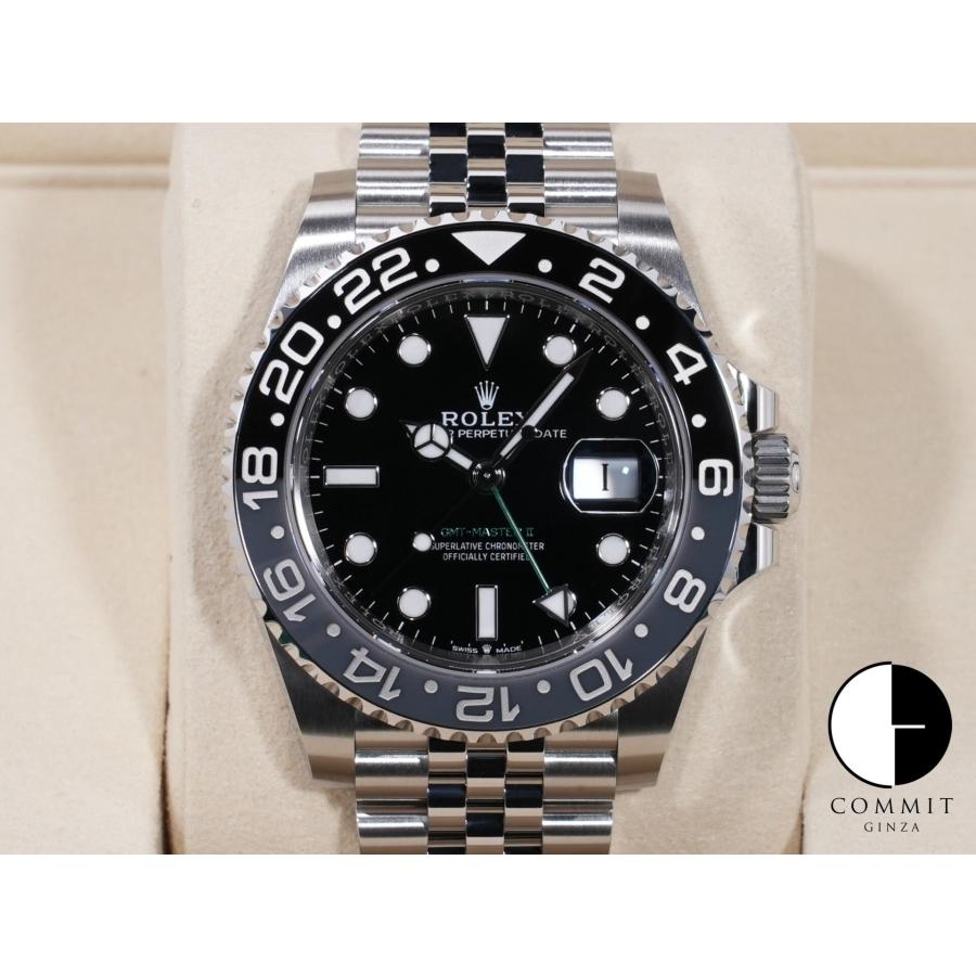ロレックス GMTマスターII Ref.126710GRNR ステンレススチール ブラック文字盤 ジュビリーブレスレット | GMTマスター
