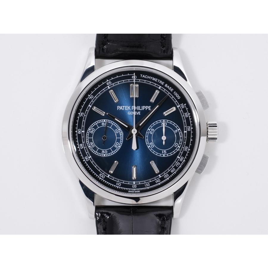 パテックフィリップ コンプリケーション クロノグラフ Ref.5170P-001 PT ブルー文字盤 | PATEK PHILIPPE | 01