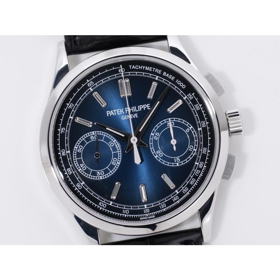 パテックフィリップ コンプリケーション クロノグラフ Ref.5170P-001 PT ブルー文字盤 | PATEK PHILIPPE | 02