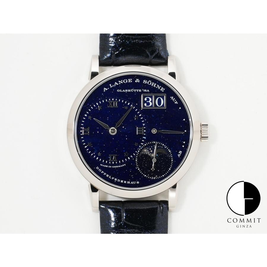 A.ランゲ＆ゾーネ リトル ランゲ1 ムーンフェイズ Ref.182.086 ホワイトゴールド ブルー文字盤 | A. LANGE & SOHNE