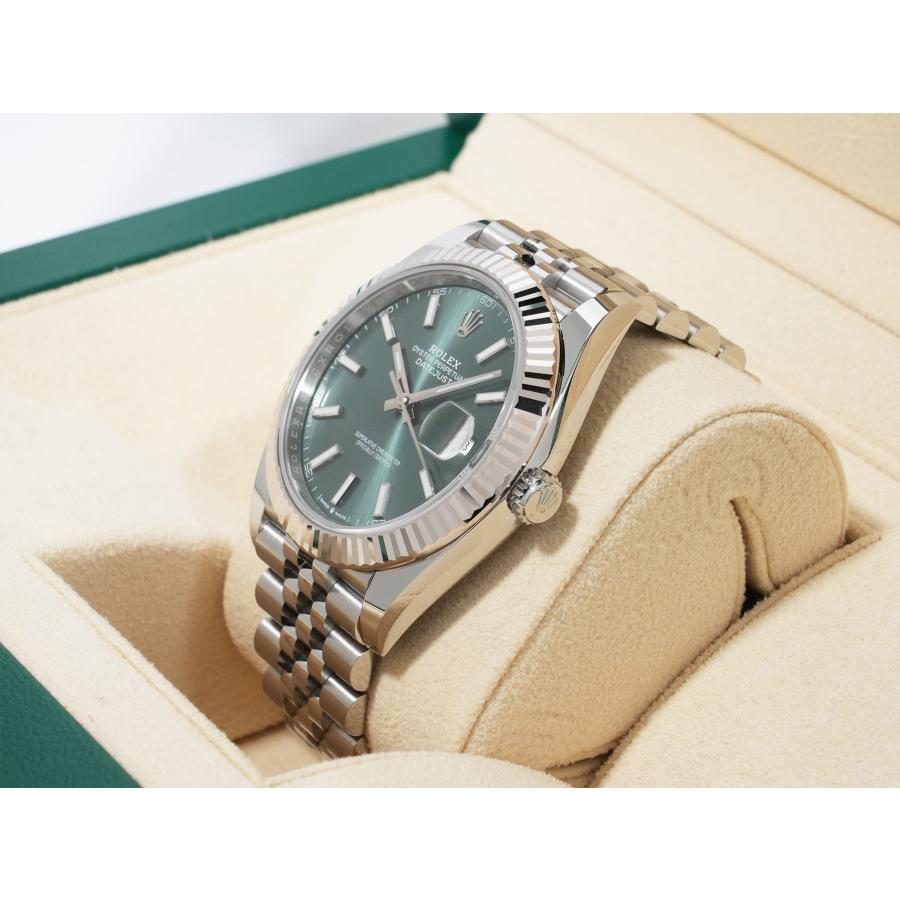 ロレックス デイトジャスト41 Ref.126334 ステンレススチール/ホワイトゴールド ミントグリーン文字盤 ジュビリーブレスレット | デイトジャスト | 03