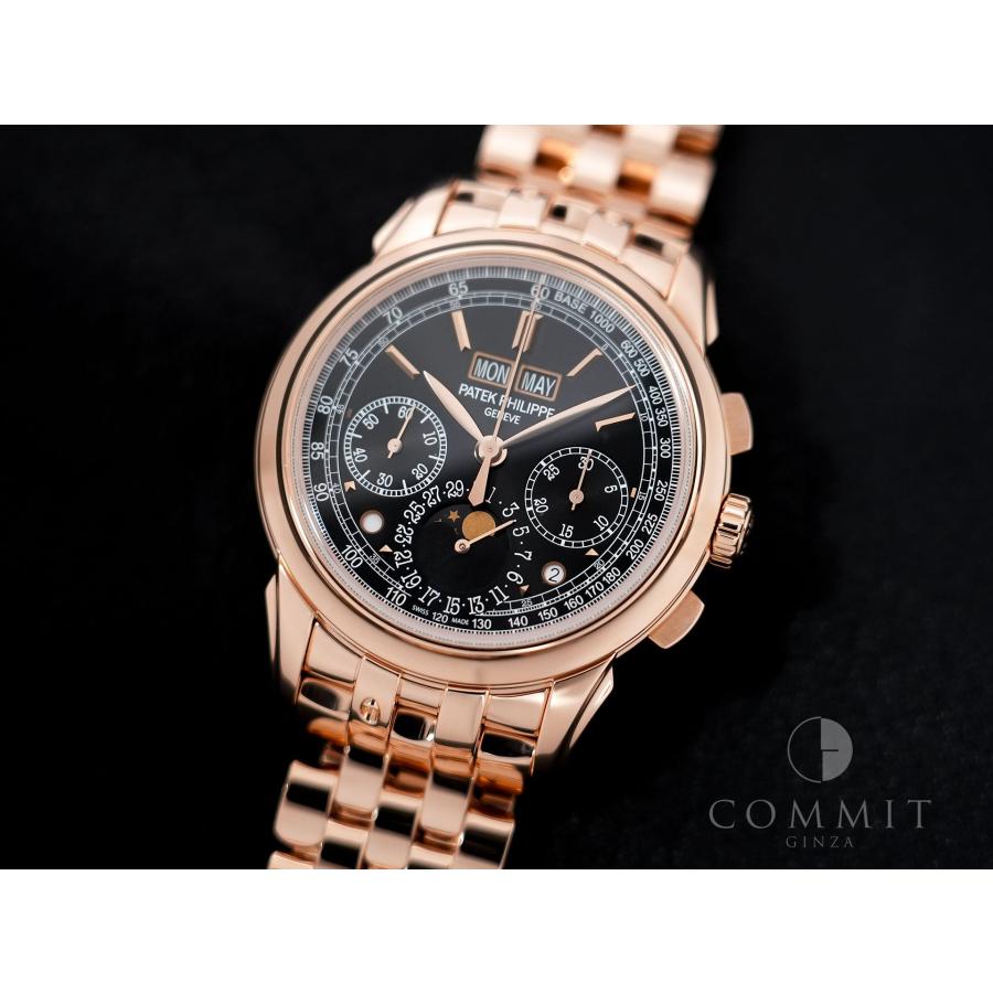 パテックフィリップ パーペチュアルカレンダー クロノグラフ Ref.5270/1R-001 ローズゴールド エボニーブラック ソレイユ文字盤 | PATEK PHILIPPE | 11