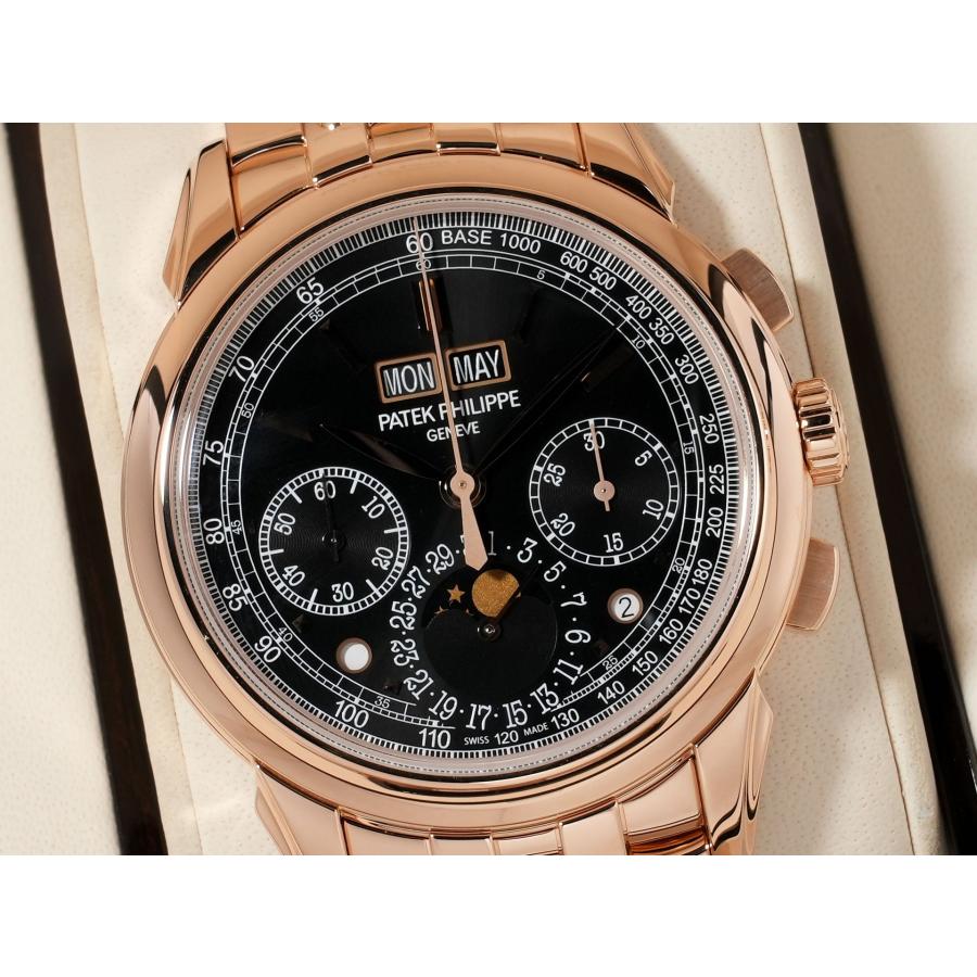 パテックフィリップ パーペチュアルカレンダー クロノグラフ Ref.5270/1R-001 ローズゴールド エボニーブラック ソレイユ文字盤 | PATEK PHILIPPE | 02