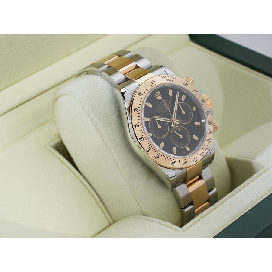 ロレックス デイトナ Ref.116523 ステンレススチール/イエローゴールド ブラック文字盤 | コスモグラフ デイトナ | 04