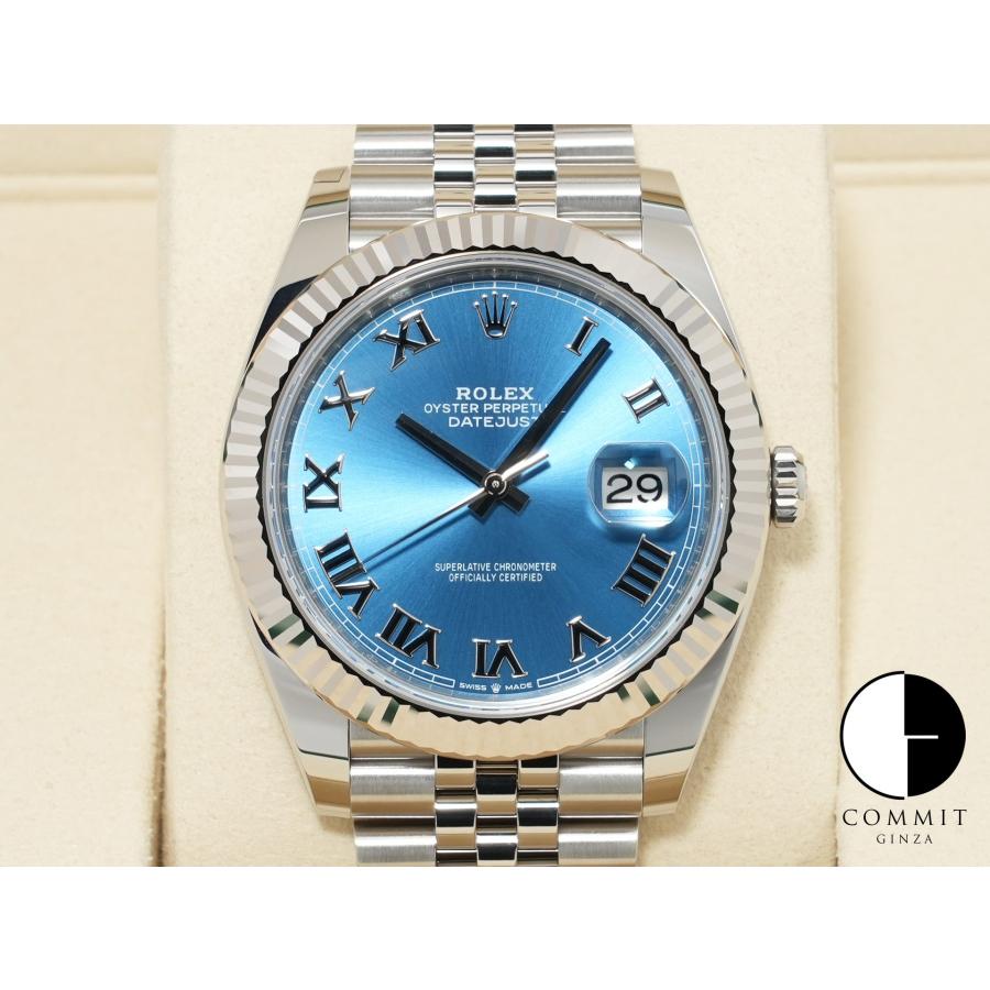 ロレックス デイトジャスト41 Ref.126334 SS/WG アズーロブルー文字盤 ジュビリーブレスレット | デイトジャスト
