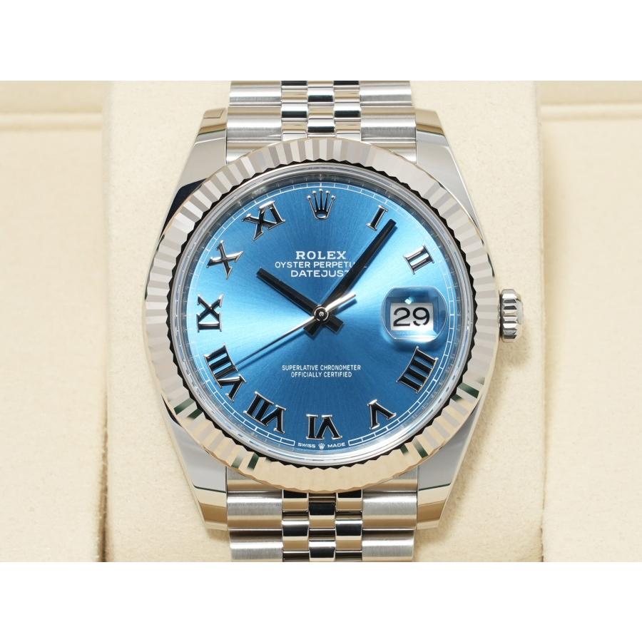 ロレックス デイトジャスト41 Ref.126334 SS/WG アズーロブルー文字盤 ジュビリーブレスレット | デイトジャスト | 01