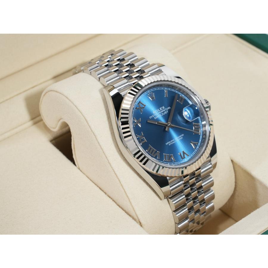 ロレックス デイトジャスト41 Ref.126334 SS/WG アズーロブルー文字盤 ジュビリーブレスレット | デイトジャスト | 04