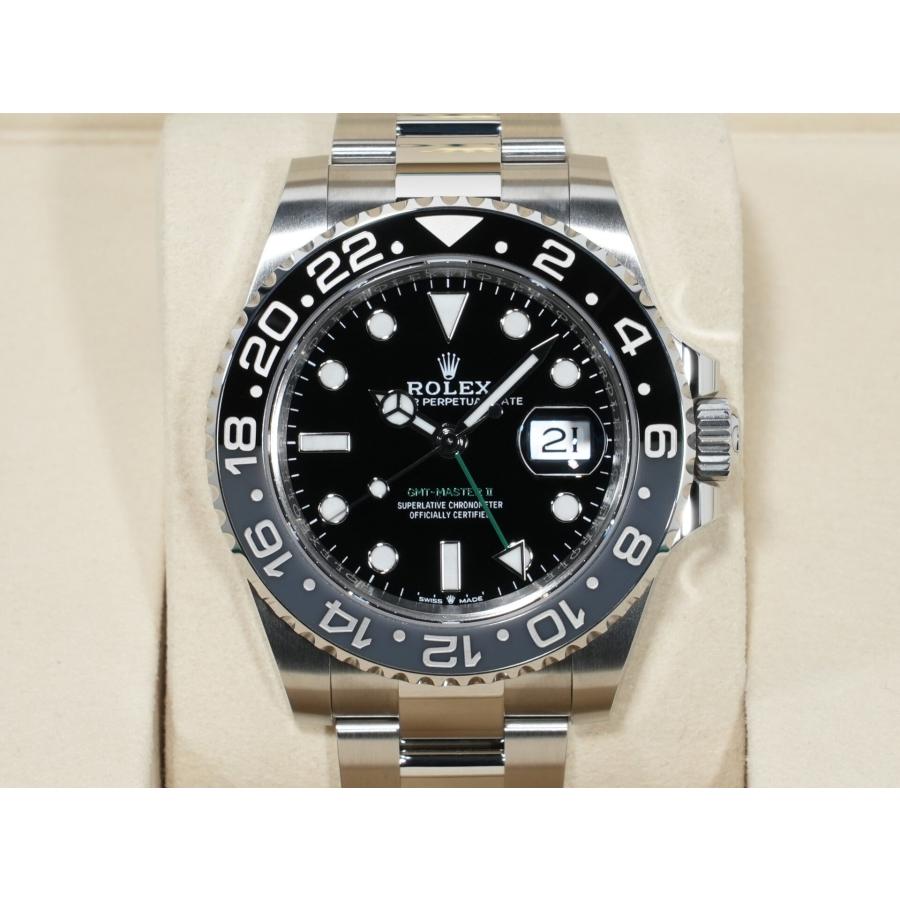 ロレックス GMTマスターII Ref.126710GRNR ステンレススチール ブラック文字盤 オイスターブレスレット | GMTマスター | 01