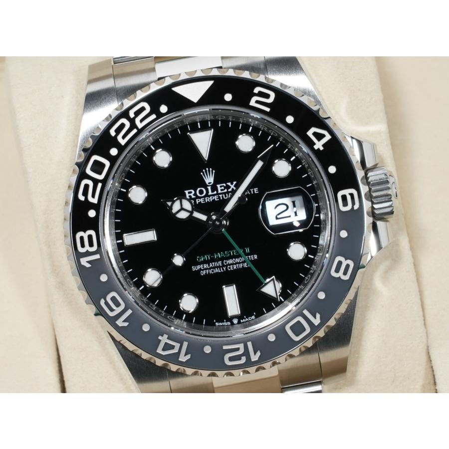 ロレックス GMTマスターII Ref.126710GRNR ステンレススチール ブラック文字盤 オイスターブレスレット | GMTマスター | 02