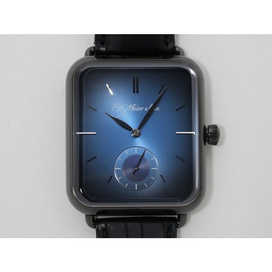 H.モーザー スイス アルプ ウォッチ Ref.5324-1200 SS(DLC) ファンキーブルー文字盤 | H.モーザー | 01