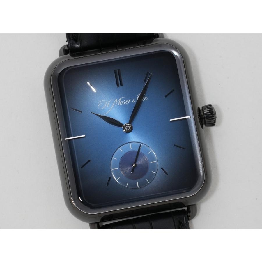 H.モーザー スイス アルプ ウォッチ Ref.5324-1200 SS(DLC) ファンキーブルー文字盤 | H.モーザー | 02