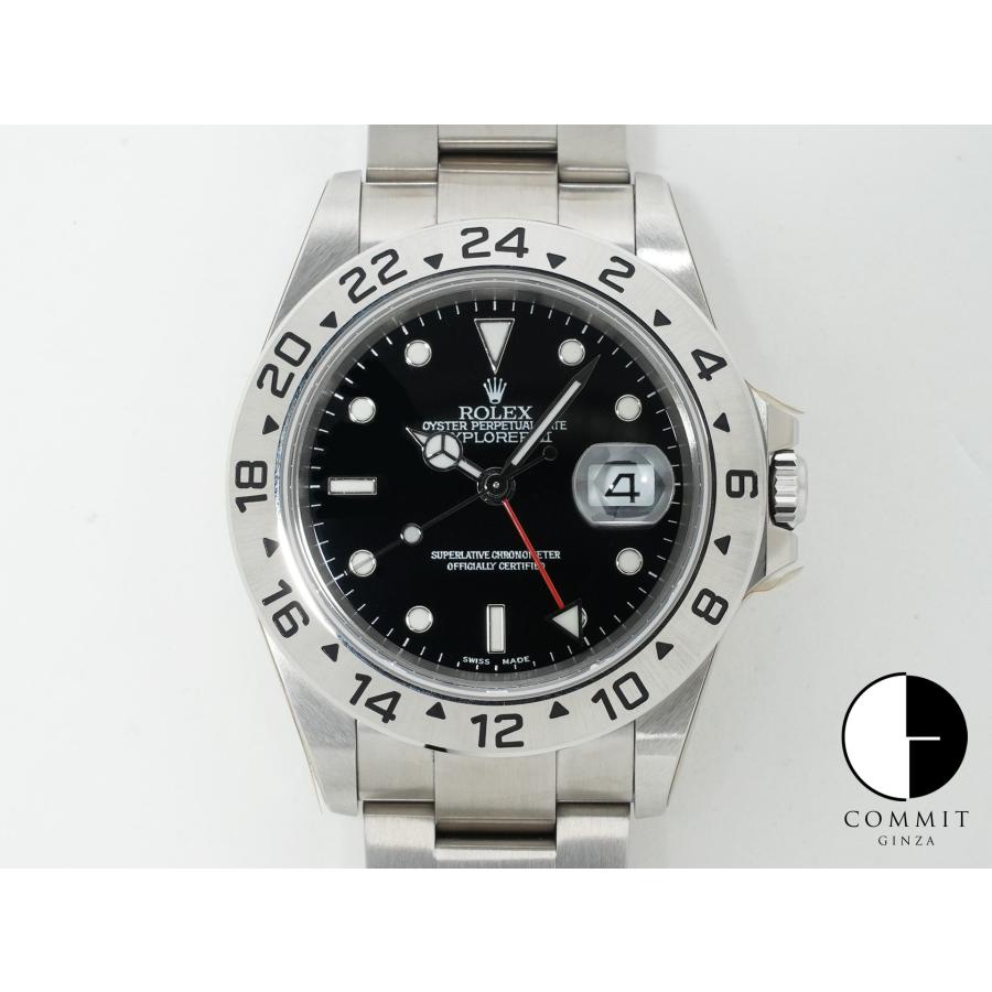 ロレックス エクスプローラーII Ref.16570 ステンレススチール ブラック文字盤 オイスターブレスレット | エクスプローラーII