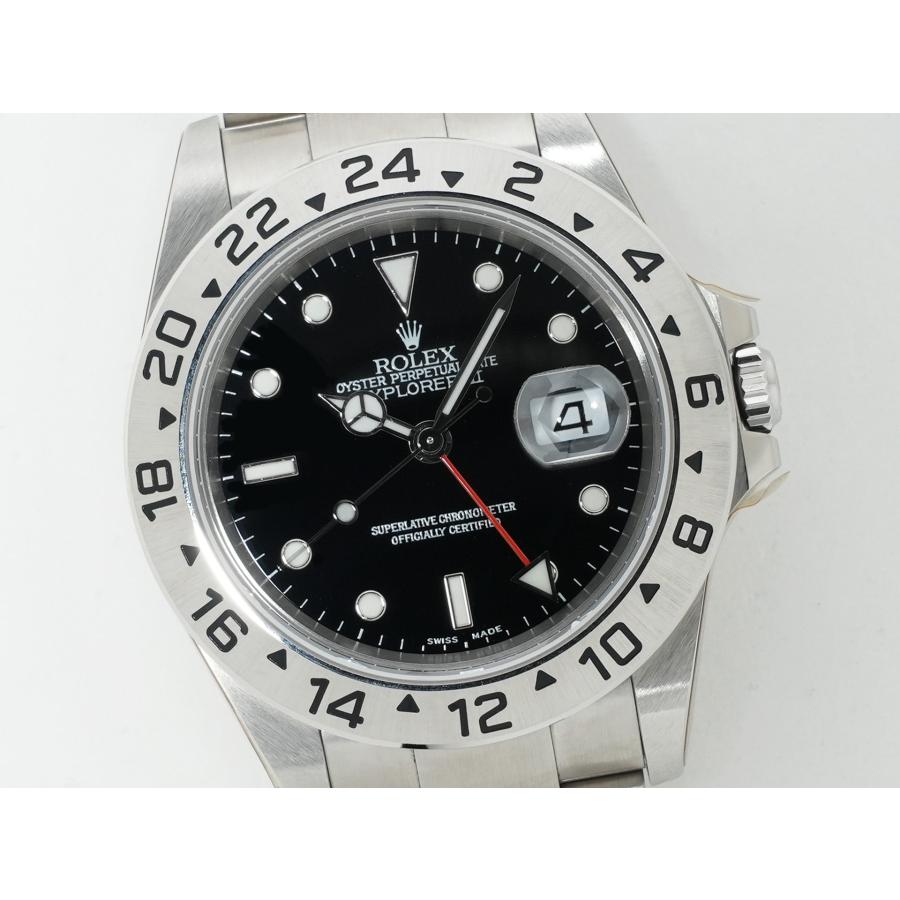 ロレックス エクスプローラーII Ref.16570 ステンレススチール ブラック文字盤 オイスターブレスレット | エクスプローラーII | 02