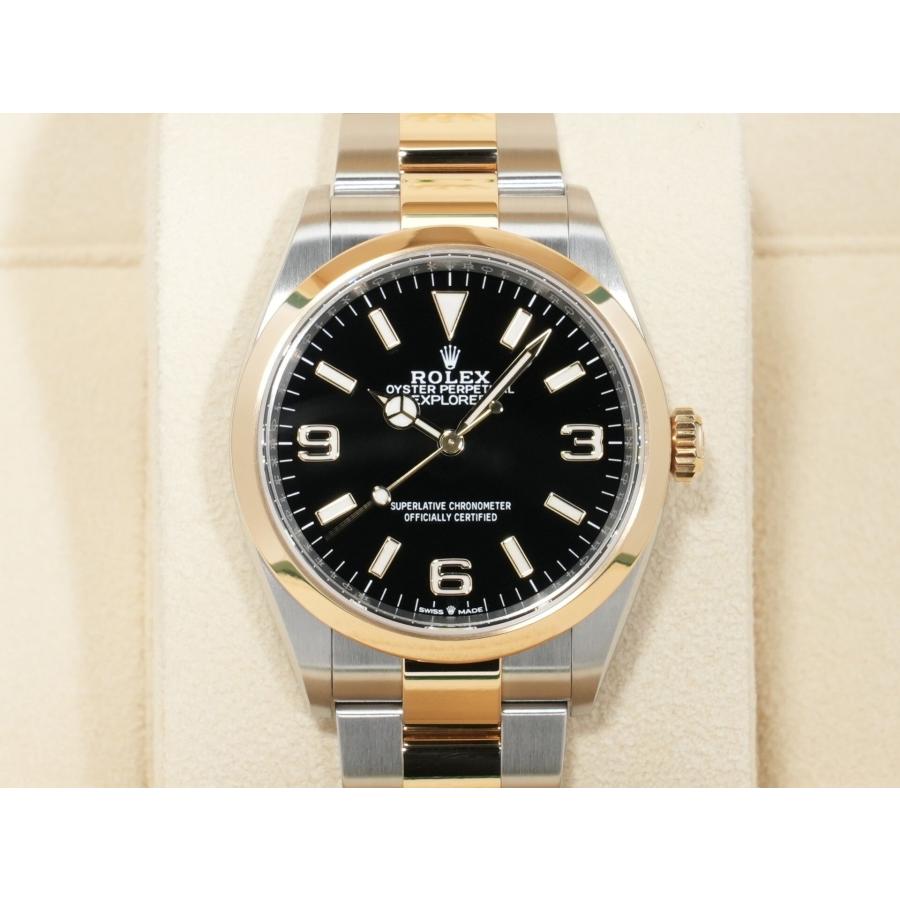 ロレックス エクスプローラー36 Ref.124273 ステンレススチール/イエローゴールド ブラック文字盤 オイスターブレスレット | エクスプローラー（ROLEX） | 01