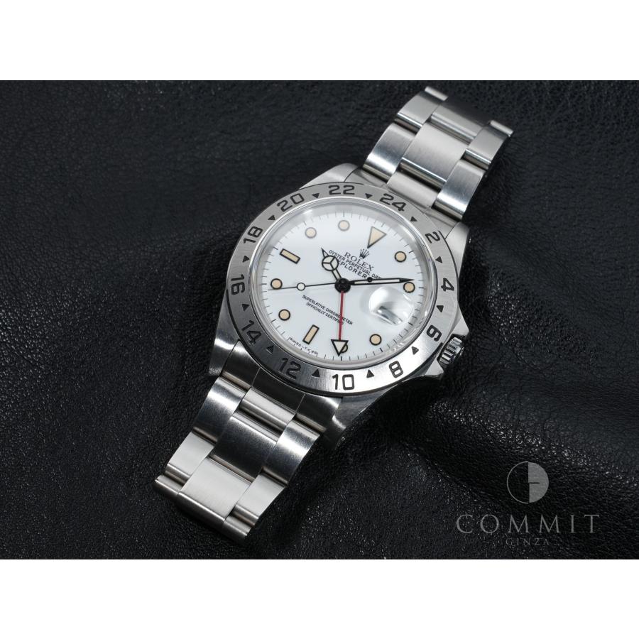 ロレックス エクスプローラーII Ref.16570 ステンレススチール ホワイト文字盤 オイスターブレスレット | エクスプローラーII | 10