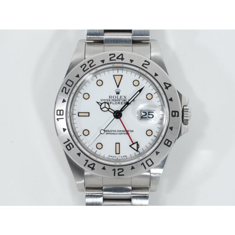 ロレックス エクスプローラーII Ref.16570 ステンレススチール ホワイト文字盤 オイスターブレスレット | エクスプローラーII | 01