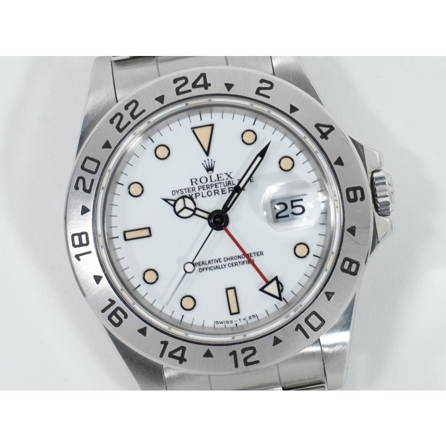 ロレックス エクスプローラーII Ref.16570 ステンレススチール ホワイト文字盤 オイスターブレスレット | エクスプローラーII | 02