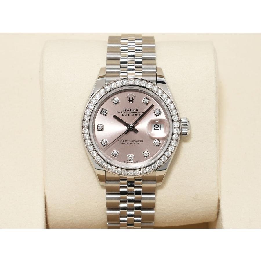 ロレックス デイトジャスト28 Ref.279384RBR SS/WG ピンクx10Pダイヤ文字盤 ジュビリーブレスレット | デイトジャスト | 01