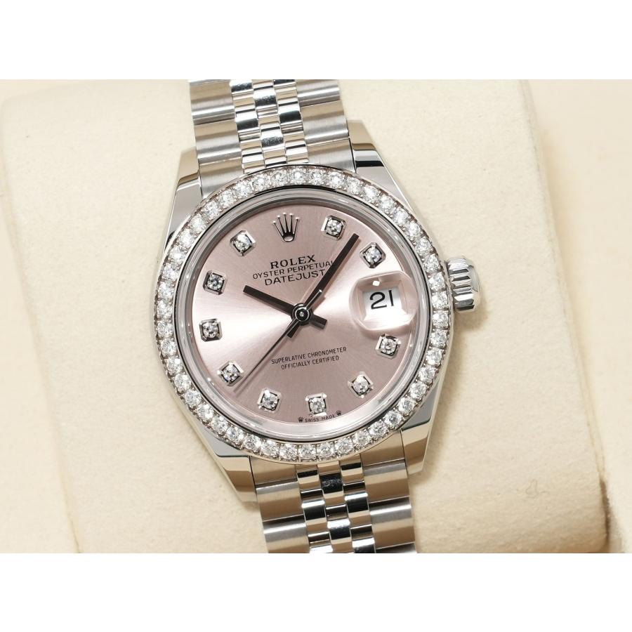 ロレックス デイトジャスト28 Ref.279384RBR SS/WG ピンクx10Pダイヤ文字盤 ジュビリーブレスレット | デイトジャスト | 02